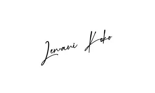 Lewani Koko name signature